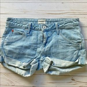 Hudson Light Washed Jean Shorts size 25